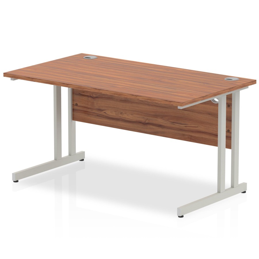 Rayleigh Cantilever 800mm Deep Straight Office Desk